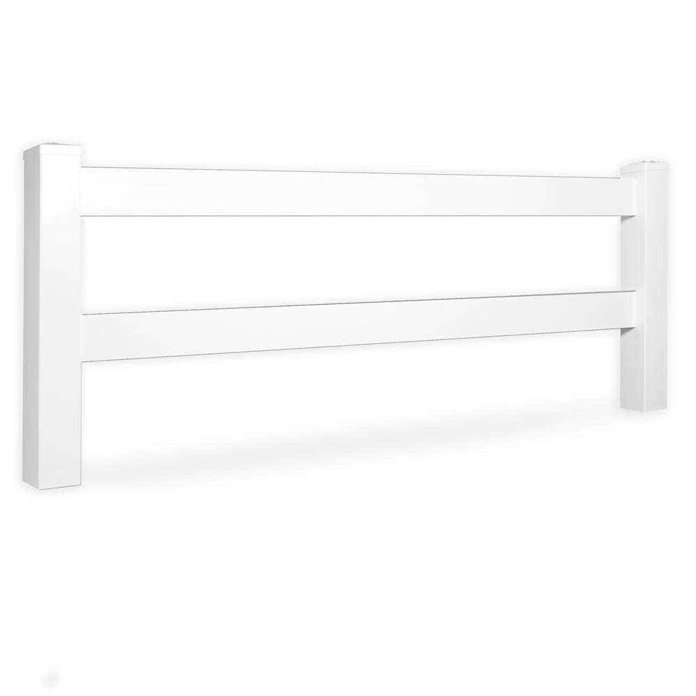 2-Rail Ranch Rail vinyl fence
