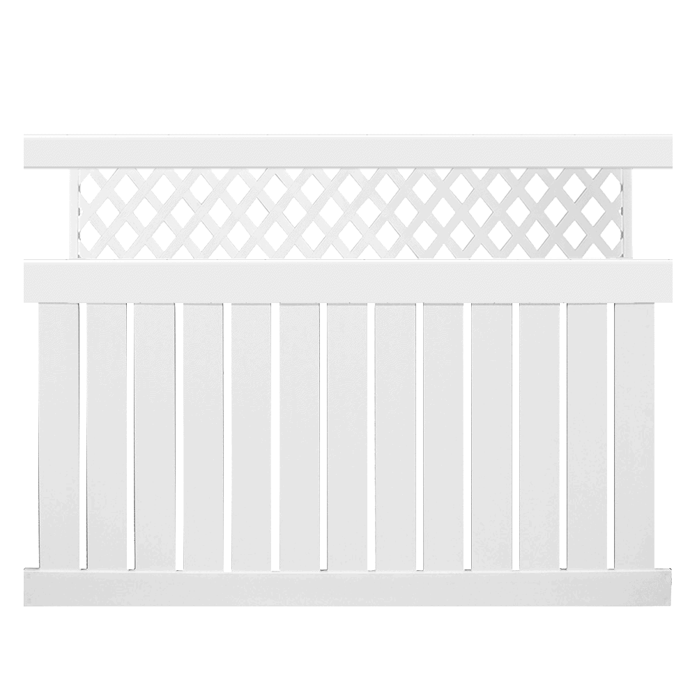 Meridian vinyl fence
