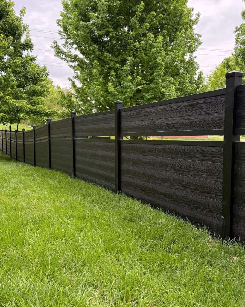 COMPOSITE fence - 4 FT SEMI-PRIVACY