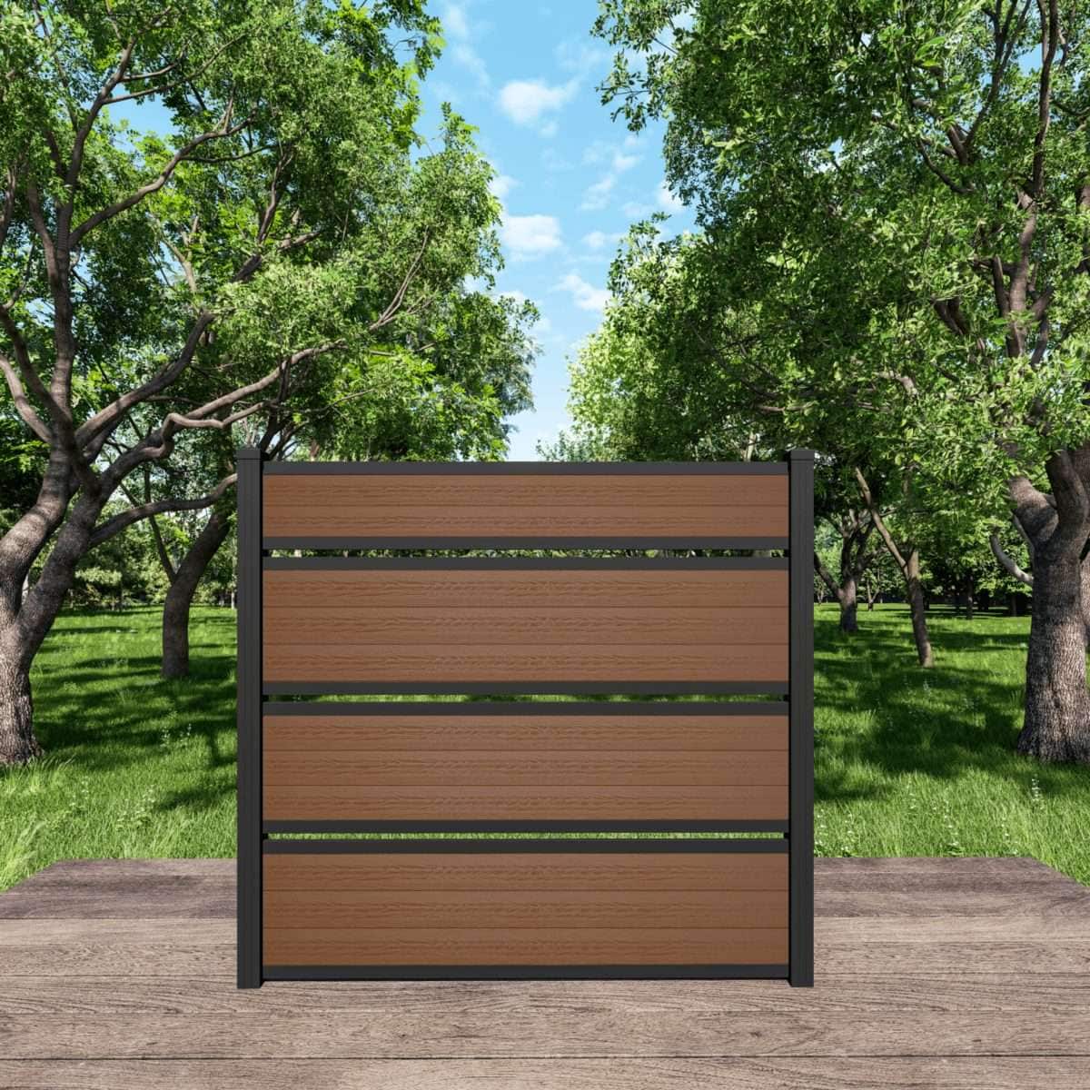 Triple Semi-Private composite fence